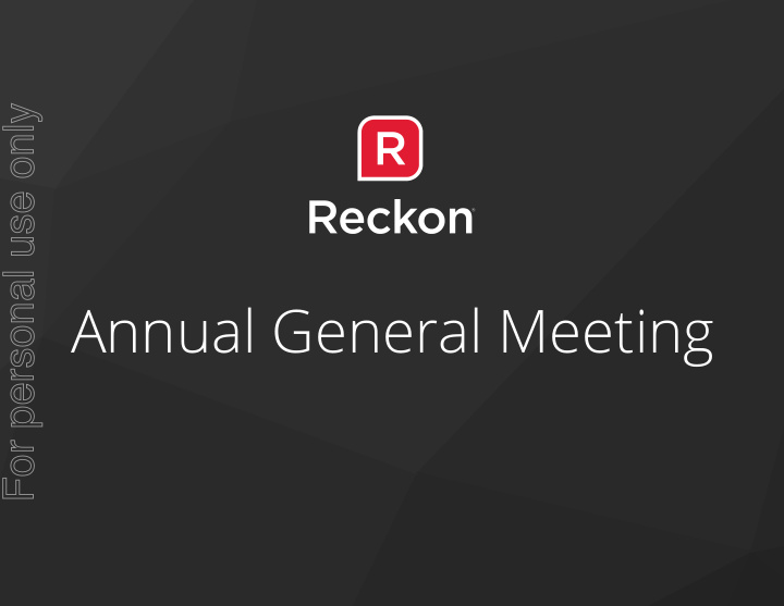 annual general meeting