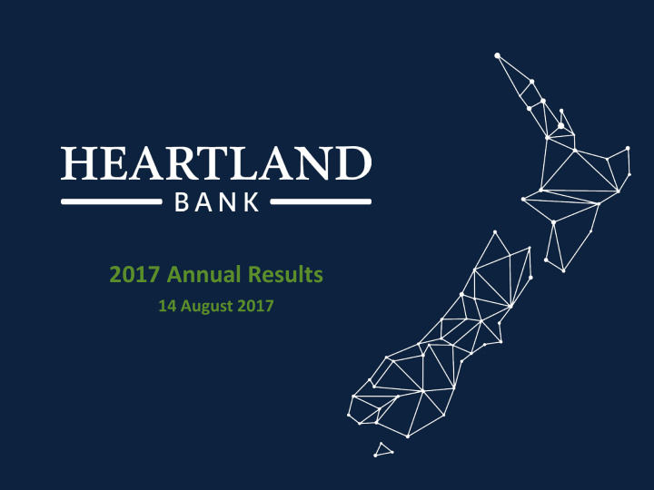 2017 annual results