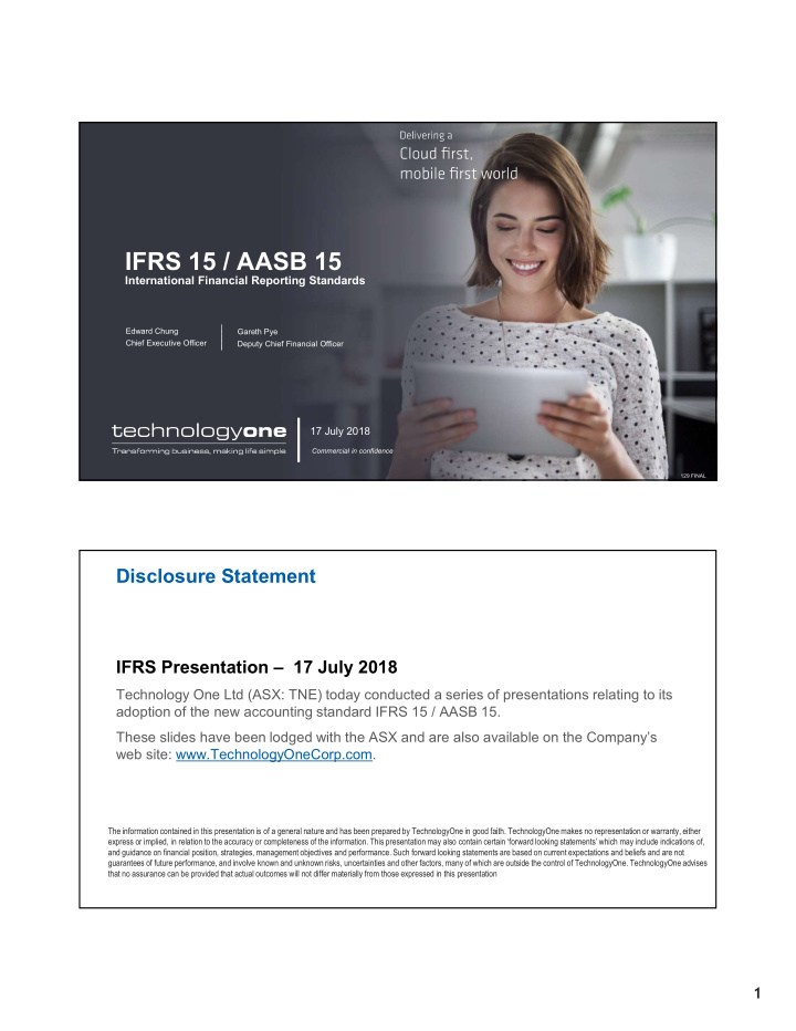 ifrs 15 aasb 15