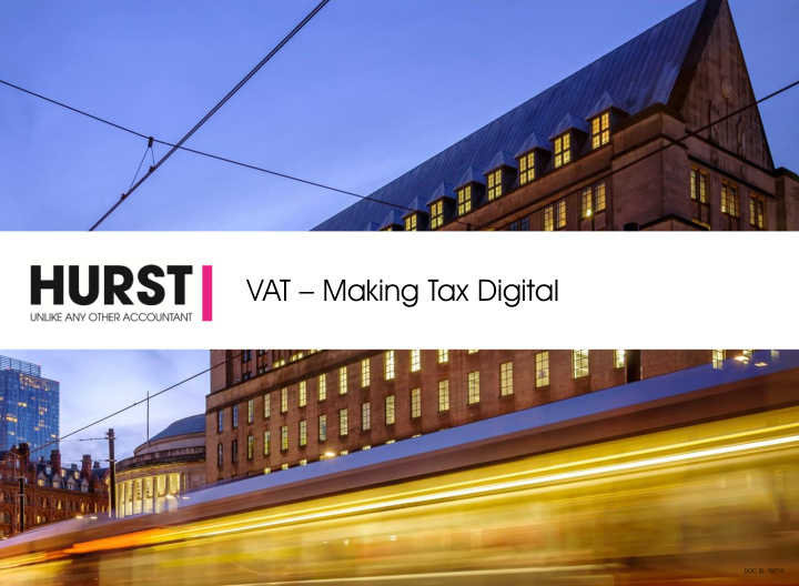 vat making tax digital