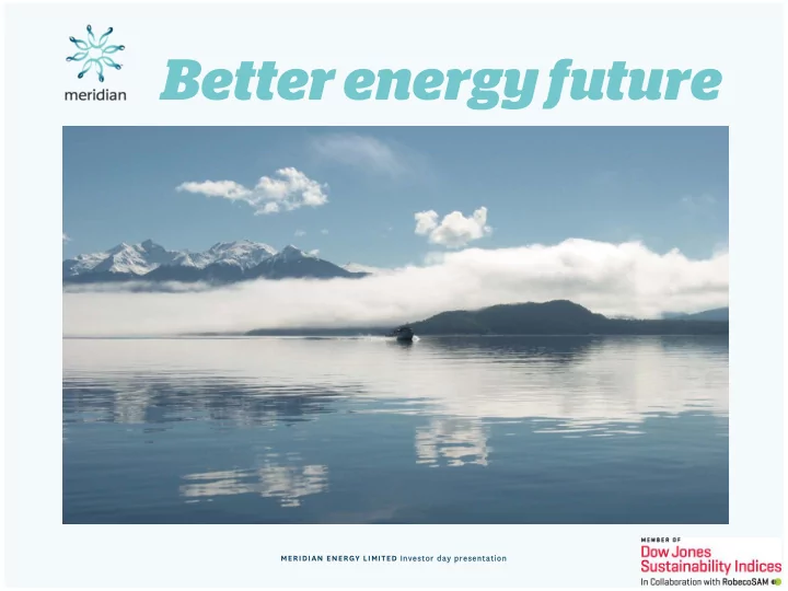 better energy future