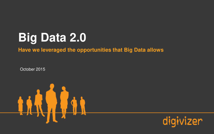 big data 2 0