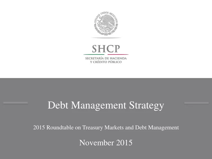 debt management strategy