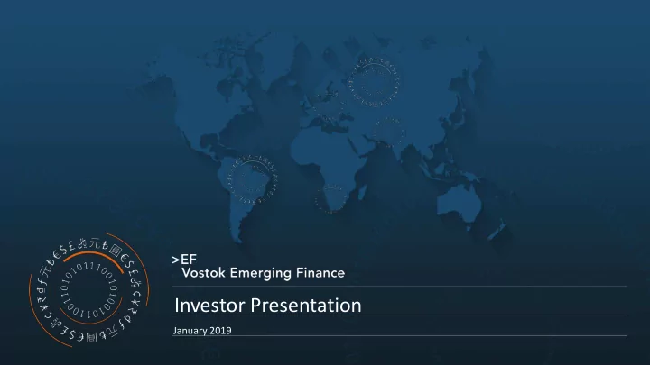 investor presentation