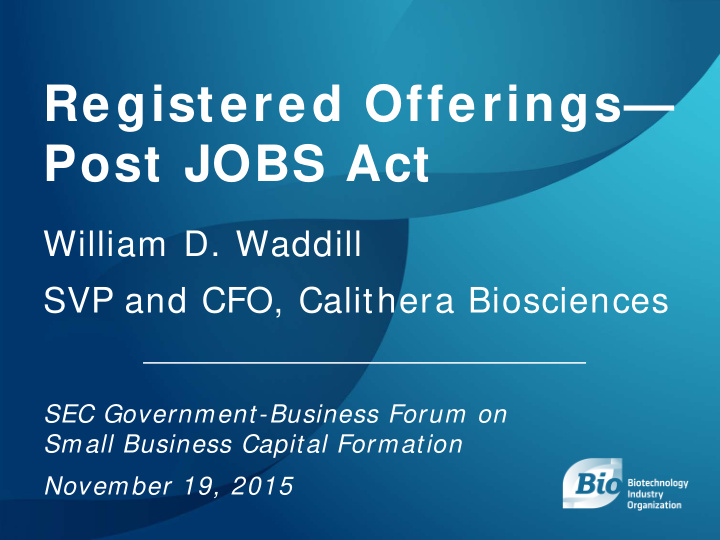 registered offerings post jobs act