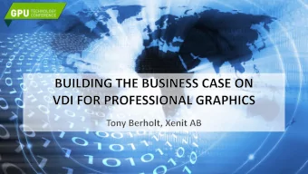 THIS SESSION  3. Customer Cases  4. Sponsorship  5. Challenges Revisited  Tony Berholt  Senior