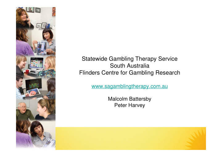 statewide gambling therapy service south australia