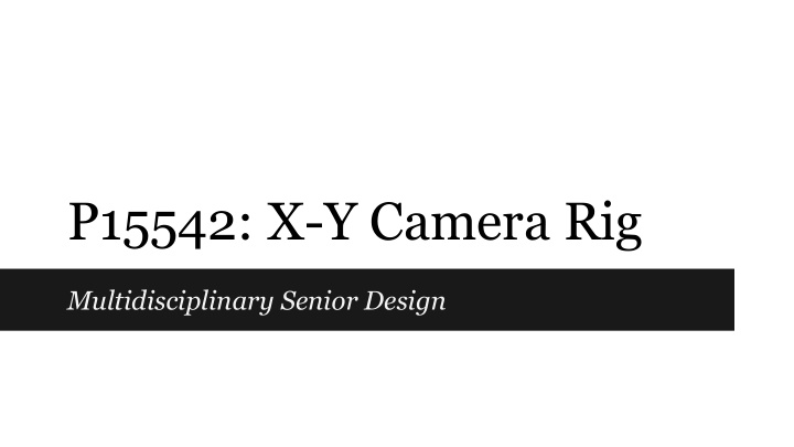 p15542 x y camera rig