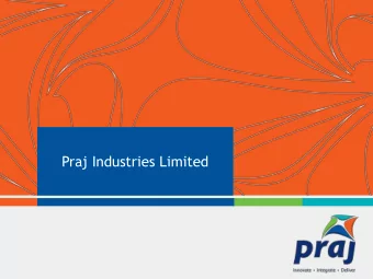 Praj Industries Limited  Contents  Overview  Strategy  Resources  Recent Happenings  2