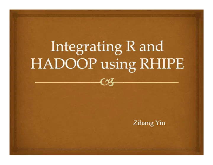 zihang yin introduction