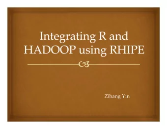Zihang Yin  Introduction    R is commonly used as an open share statistical  software