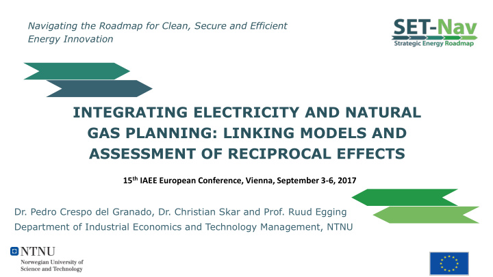 gas planning linking models and