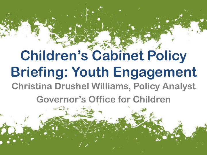 children s cabinet policy