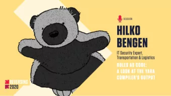 This talk  Given a compiled YARA ruleset, how easy is it to reconstruct the individual rules?