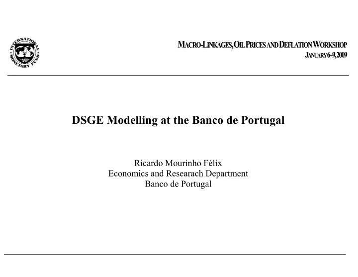 ricardo mourinho f lix economics and researach department