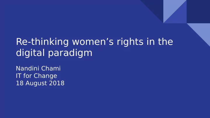re thinking women s rights in the digital paradigm