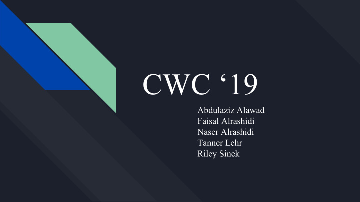 cwc 19