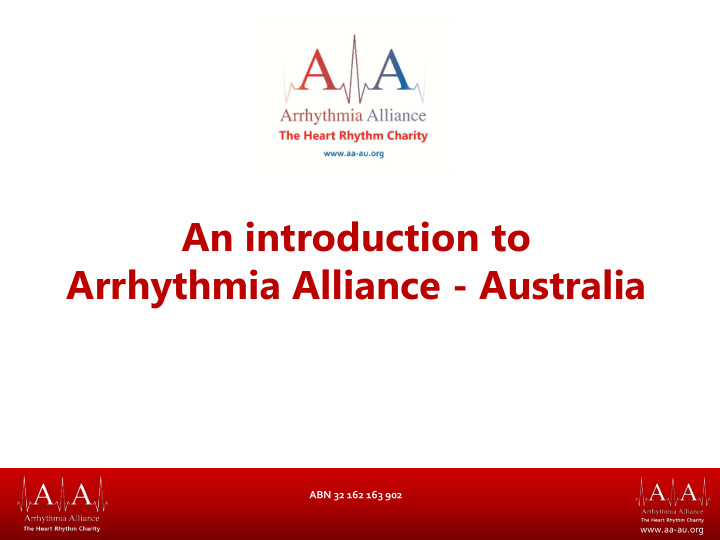 arrhythmia alliance australia