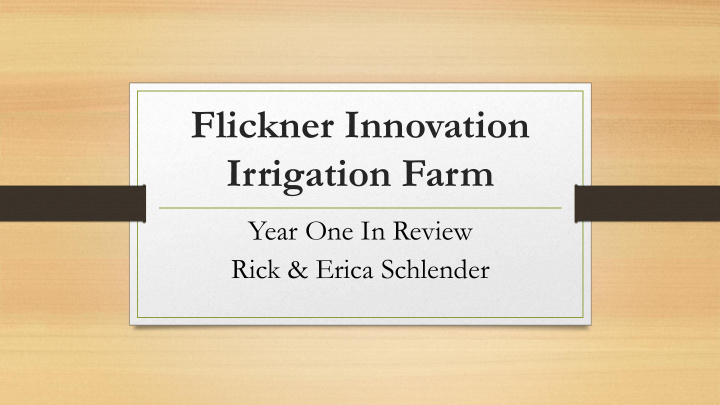 flickner innovation