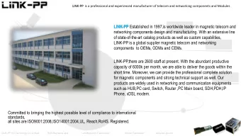 of state-of-the-art catalog products as well as custom capabilities,  LINK-PP is a global supplier