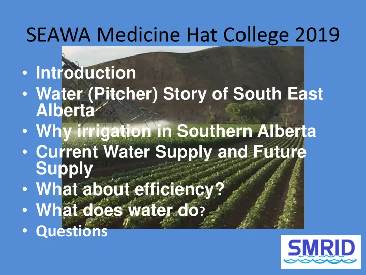 seawa medicine hat college 2019