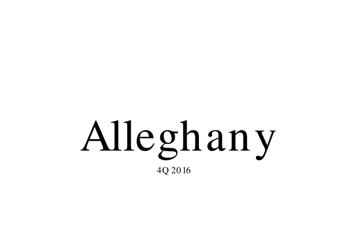 alleghany