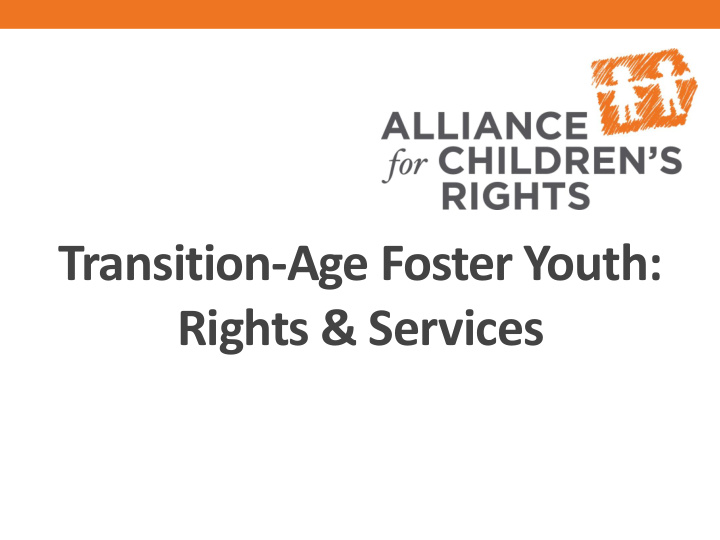 transition age foster youth