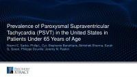 tachycardia psvt in the united states in