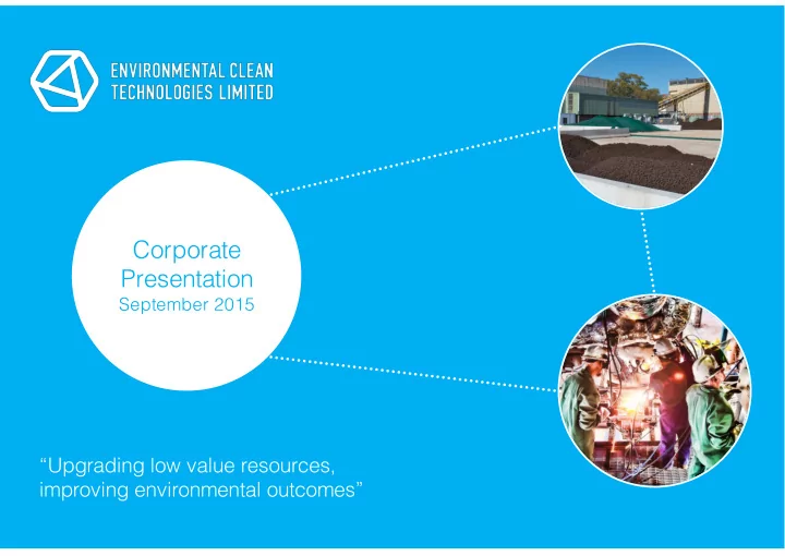 corporate presentation