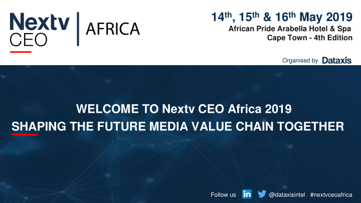 shaping the future media value chain together