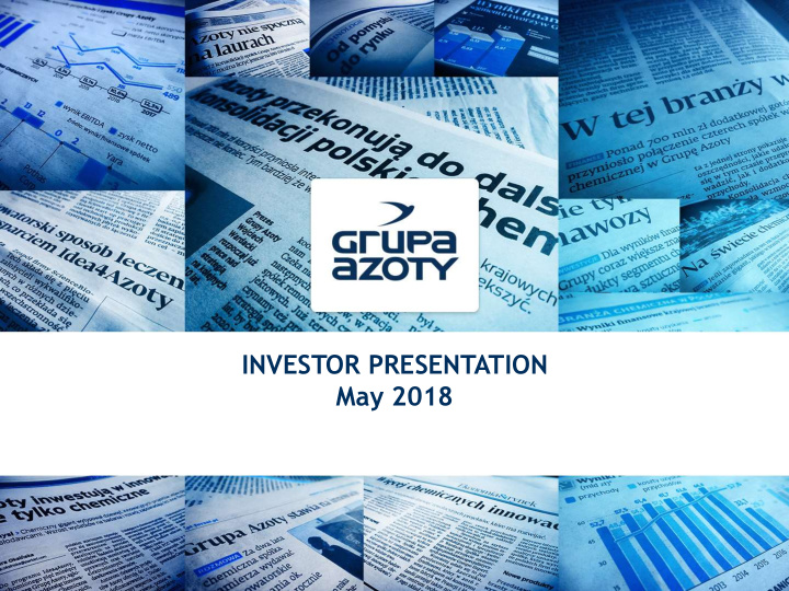 investor presentation may 2018