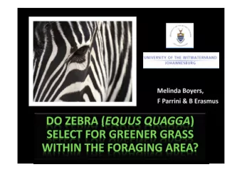 Landscape  distribution patterns  Foraging  are hierarchical in  nature  area  varying