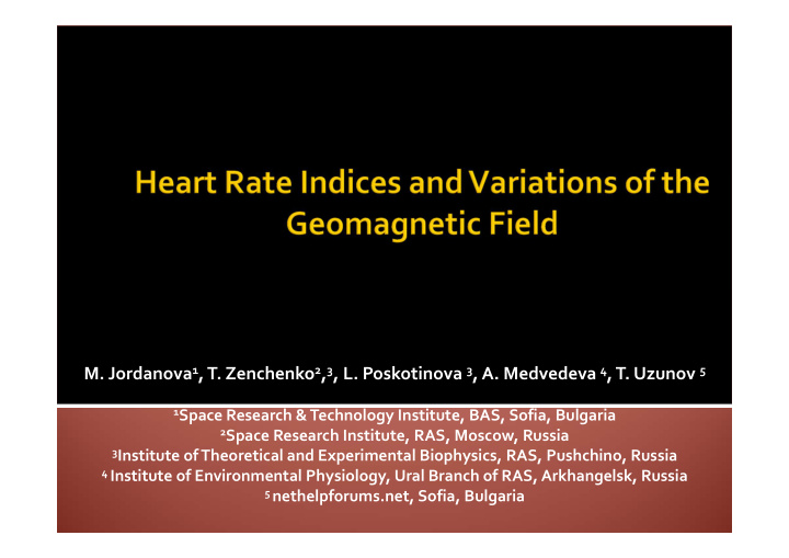 fifth workshop solar influences on the magnetosphere