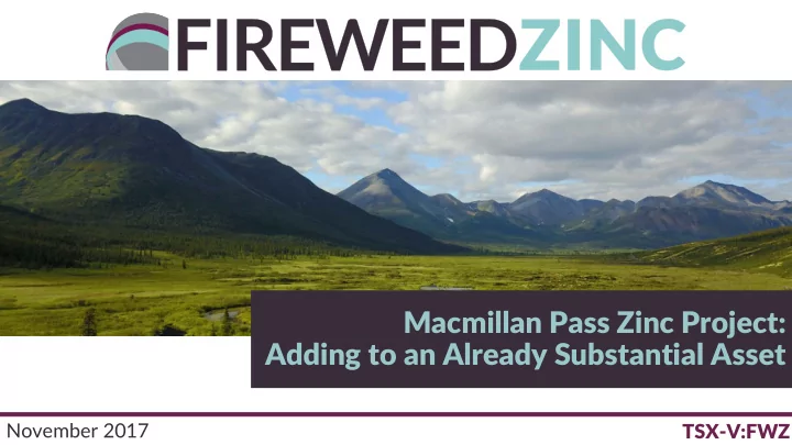 macmillan pass zinc project adding to an already