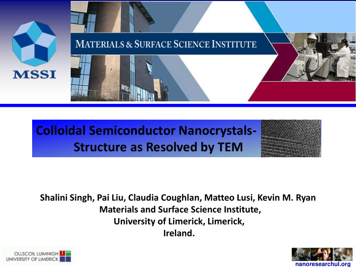 colloidal semiconductor nanocrystals