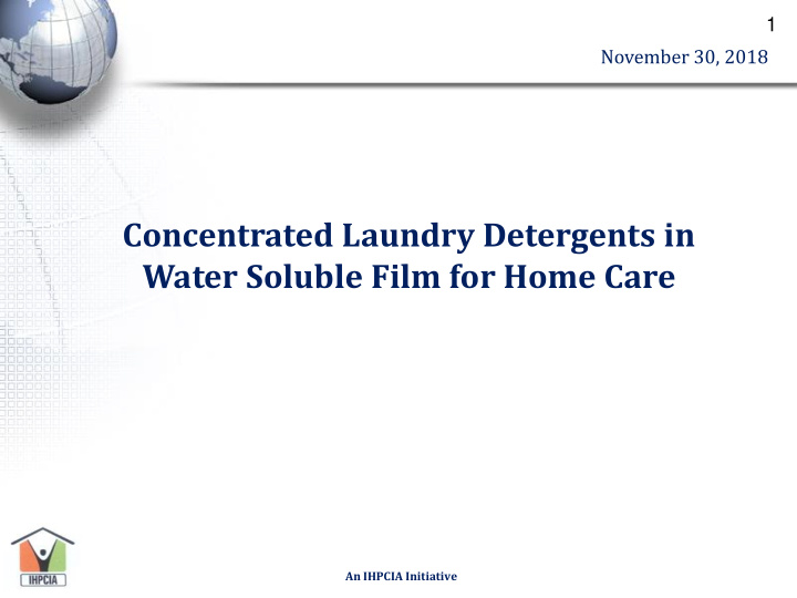 water soluble film for home care