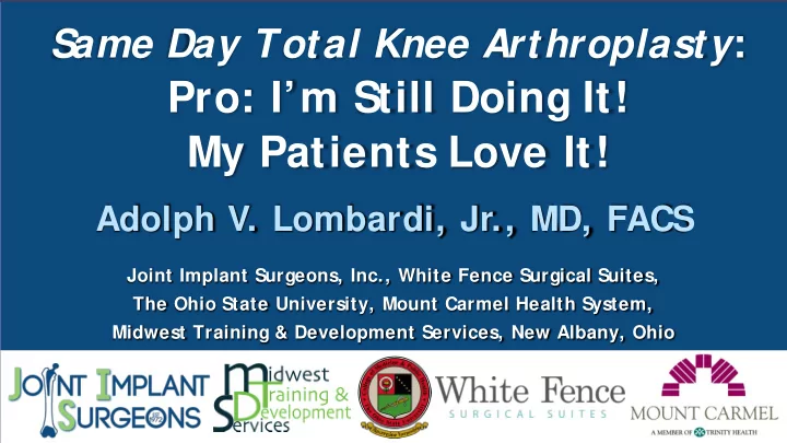 pro i m still doing it my patients love it