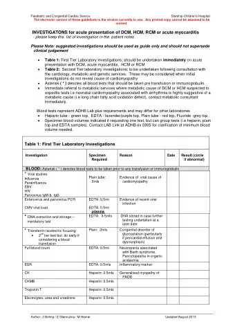 STOOL SAMPLE  For  enterovirus  Stool sample /  Evidence of  viral cause of    Rectal swab