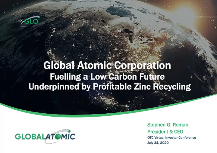 gl global a atomic co corpo pora ration