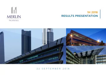 1H 2016  RESULTS PRESENTATION  2 2  S E P T E M B E R  2 0 1 6  DISCLAIMER  This presentation has