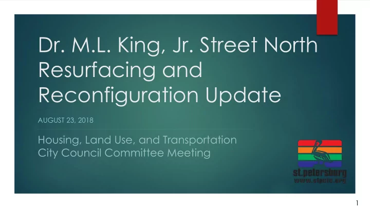dr m l king jr street north