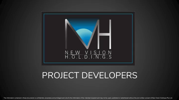 project developers