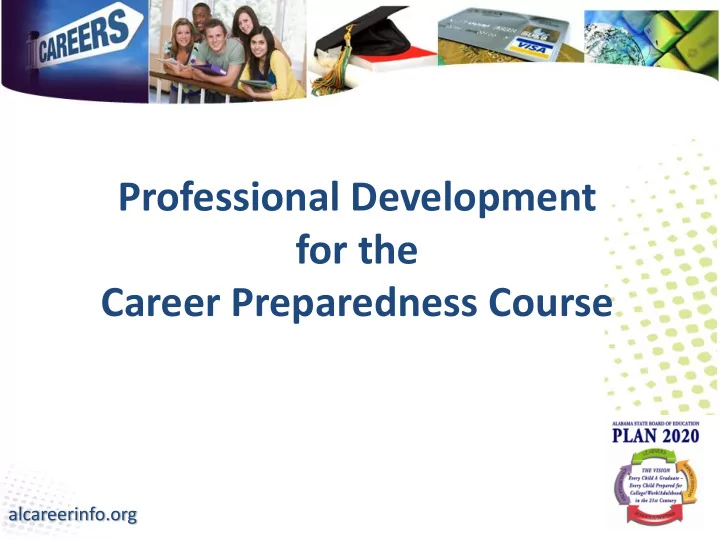 professional development for the career preparedness
