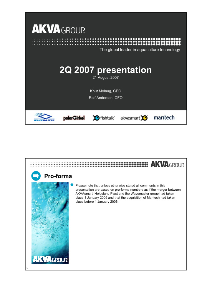 2q 2007 presentation