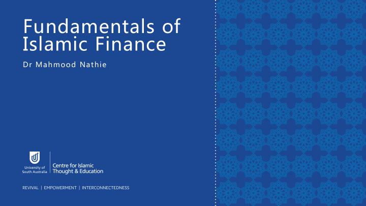 islamic finance