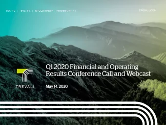 2  Response to COVID-19  Q1 2020 Highlights  Operations Update  T90 Program  RICUS GRIMBEEK