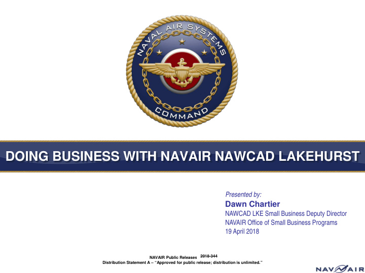 doing business with navair nawcad lakehurst