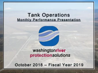 Project Managers Assessment  Safety and Health  Through October 31, 2018, WRPS Tank Operations