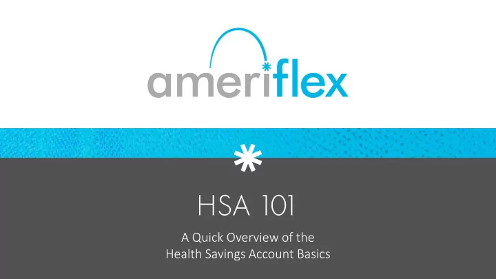 hsa 101