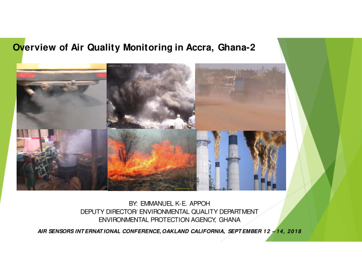 overview of air quality monitoring in accra ghana 2